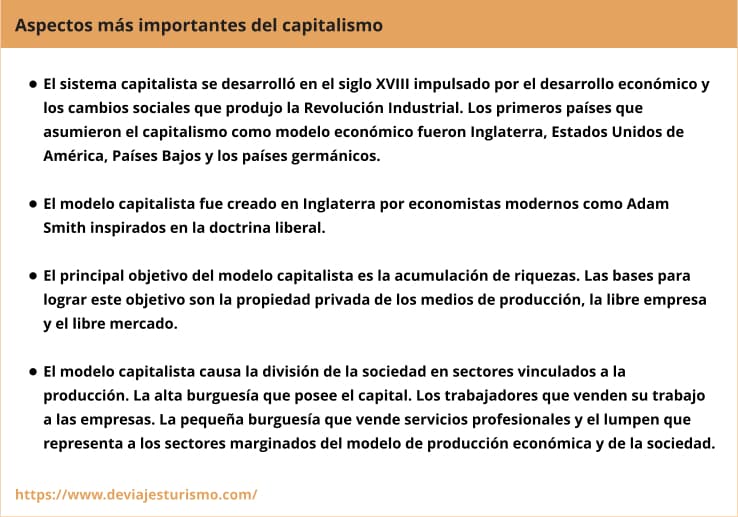 El capitalismo, definición, origen y características